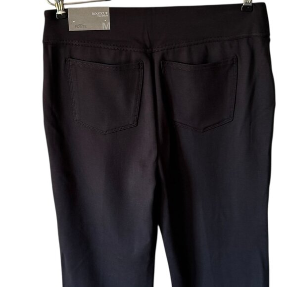 Soft Surroundings Perfect Ponte Bootcut Pant Sz M Black Comfort Stretch Pull On - Picture 6 of 14